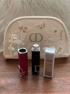 DIOR Four Piece Butterfly Mesh Bag Bundle